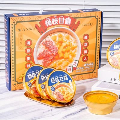Καλή τιμή Άμεσο Mango Sago Pomelo Κινέζικο Mango Dessert Mango Sago Dessert σε κονσέρβα Άμεσο Τροπικό Dessert Premium Mango Sago σε απευθείας σύνδεση
