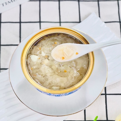 Καλή τιμή Φυτικό επιδόρπιο Φυτική βάση Osmanthus Tremella Επιδόρπιο Έτοιμο για κατανάλωση Διατροφή του δέρματος Παραδοσιακό κινέζικο επιδόρπιο Χωρίς συντηρητικά σε απευθείας σύνδεση